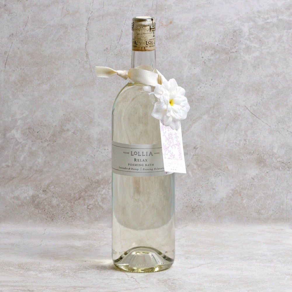 Lollia Relax Foaming Bubble Bath NWT PERSONALIZED ENGRAVED